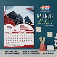 Print Calendar 2027 Size. A3+ (2 Months) - Custom Photo, Name,