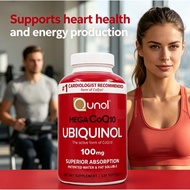 【EPX-2028】Qunol Ubiquinol Mega CoQ10 100 mg, 120 Softgels exp：2028