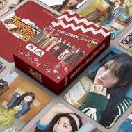 55Pcs Kpop Idol TWICE Card The Story Goes on Card 10th Anniversary Special Album TEN Fan Collection 
