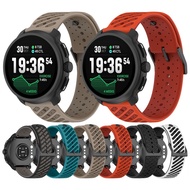 22mm slanted hole strap suitable for SUUNTO RACE 2 / Race S / RUN Smartwatch Band silicone Bracelet 