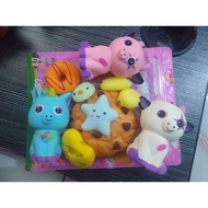 Squishy Save Package 10pcs squishy squishy Cute squishy ice Cream squishy Bread squishy animal squis