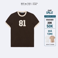 Ben & Tod CS1210 BE122 men's t-shirt, cool cotton, youthful and dynamic pattern, Casual Fit