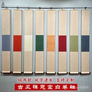 Chinese Zen Scroll Blank Calligraphy Painting Study Antique Tea Room Silk Cloth Handwritten Living S