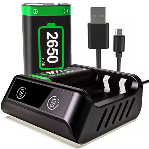 2x2650mAh for Xbox Controller with Charger Station for Xbox One/Xbox Series X|S/Xbox One S，Xbox One 