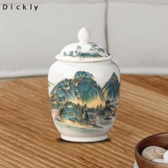 Dickly Ceramic Ginger Jar Asian Ginger Jar Multi Purpose Chinoiserie Crafts Vase for