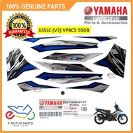 135LC V7 GRAPHIC SET STICKER 135LC(V7) STRIPE VPBC5 VIVID PURPLISH BLUE GRAPHIC [100% ORIGINAL YAMAH