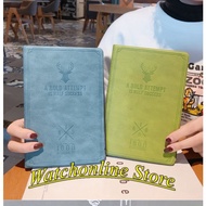 IPad Air 1/2 Leather Case - iPad 9.7 2017/2018 - iPad Case Embossed with Deer Head Logo