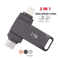 Type-C Flash Drive 256GB Memory Stick Otg Pendrive 512GB 1TB 128GB 64GB 32GBFor iphone/ipad
