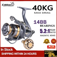 Fishing Reel Series Fishing Reel Spinning Reel 5.2:1 High Speed Metal Spool Spinning Reel