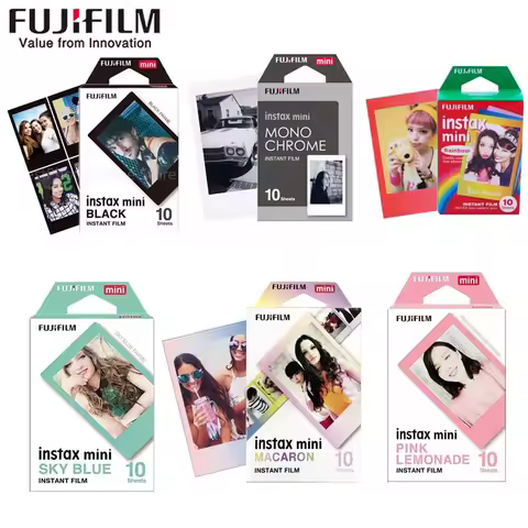 Fujifilm Instax Mini Film Mini 12 9 Photo Paper 10/20/30 Sheets White Rainbow For Instant Mini 7s 8 