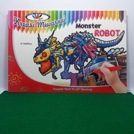 BOOK monster coloring creation ROBOT map plus CHILDREN'S BOOK