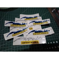 Sticker akana carbon wizard