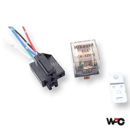5pin Relay 12v 80A + 5pin Relay Socket Relay 24v 80A Holder Japan Wire 4pin Relay 80A