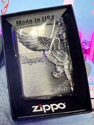 🔥ZIPPO🔥2018年 韓版 幻獸系列 - 天馬 黑冰三面環繞純銀天馬勳章  限量版打火機