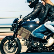 Dirt Bike Bag Portable Canvas Motorcycle Saddlebags for Bicycle Multifunctional Motorbike Panniers W