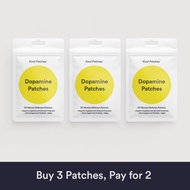 3 Packs of Kind Patches Dopamine Patches, Supports Dopamine and Serotonin Production, Mood Support, 
