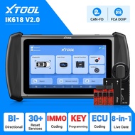 XTOOL IK618 Key Programming AI-Assisted Bidirectional OBD2 Scanner Full-System 30 Reset Coding CANFD