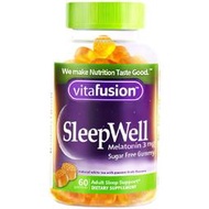 【加瀨免運/下單備注電話】美國原裝進口　Vitafusion SleepWell　睡眠軟粒　助眠　褪黑嗉　60粒　倒時差