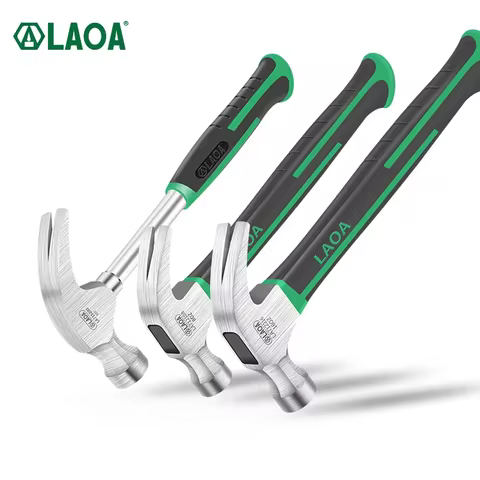 LAOA Hammer Woodworking Hammer Percussion Tool Small Multifunctional Claw Hammer Nail Hammer Claw ha