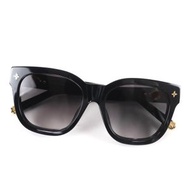 LOUIS VUITTON) 2023 Z1523E My Monogram 方形太陽眼鏡，黑色和金色，54□17 143毫米，帶眼鏡盒，意大利​​製造，女士款，成色極佳。