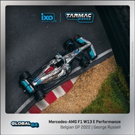 Tarmac Works 1/64 GLOBAL64 Mercedes-AMG F1 W13 E Performance Belgian Grand Prix 2022 George Russell 