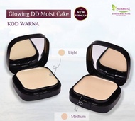 Nurraysa Bedak Glowing DD Moist Cake / Medium / Light / Stok Ready