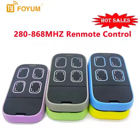 ERREKA IRIS LUNA2 LUNA3 RESON1 RESON2 VEGA ROLLER 433 MHz 868 MHz Garage Remote Control Command