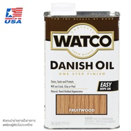 0.947 ลิตร สีย้อมไม้ ปกป้องผิวไม้ เนื้อไม้ นำเข้าจากอเมริกา WATCO Danish Oil (0.947 L.)