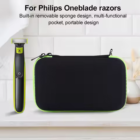 Carrying Case Electric Trimmer Shaver Travel Case Cover Portable Storage Bag for Philips OneBlade an