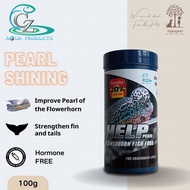 CZ Help For Pearl Shining & Strong Finnage Flowerhorn Fish Food 100g / Premium Flowerhorn Fish Food 