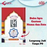 Custom Children's Iqro Book IQ-05A/ (Can Write Name and Photo) Colors and Black and White - Iqra Vol