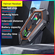 Y20 2X Motorcycle Helmet Intercom Headset Bluetooth Handsfree Earphones 1000M Interphone for 2 Rider