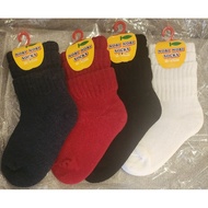 Made In Japan (1 Pair Choose Color) Long Socks For Feet 16-22 cm White Gray Red Black