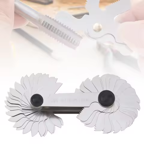 58pcs Metric & Imperial & US Screw Gauge 55 Degree & Metric 60 Degree & US 60 Degree Thread Pitch Ga