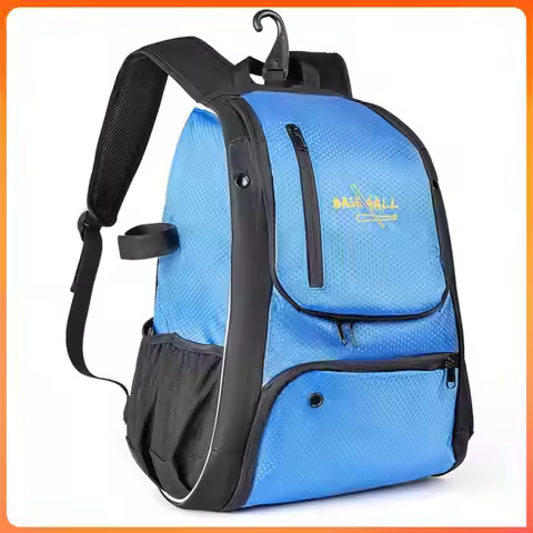 Baseball Training Backpack Large Capacity Softball Backpack Bag with Shoes Compartment Outdoor Match
