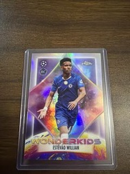 2024-25  Topps Chrome Wonderkids Estevão Willian RC Card