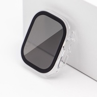 เคสสำหรับ Apple Watch อัลตร้า49มม. 40มม. 44มม. 41มม. 45มม. 38 42ฟิล์มติดกระจกเพื่อความเป็นส่วนตัวสำหรับ I Watch 8 7 SE 6 5 4