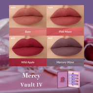 Son Thỏi Kaleidos Lip Clay Vault 4-Piece Velvety Matte Lipsticks