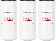 GETOPAUTO FF5324 Fuel Filter Replaces P551315 BF7634 614783 1R0751 1R0759 6I4783(Set of 3)