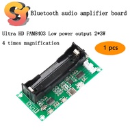 [Ready Stock Supply] 1pcs Bluetooth 5.0 Power Amplifier Board Module Dual Channel 2 * 3W Low Power Lithium Battery Power Supply Homemade DIY Active Speaker Bluetooth Audio Amplifier Board