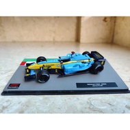IXO 1: 43 Renault R24 2004 Racing Season F1 Racing Model, Jarno Trulli No. 7 Car, Alloy Material, wi