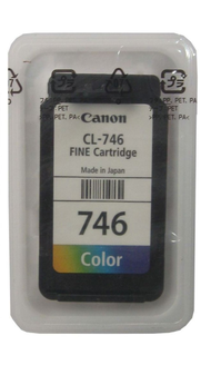 ตลับหมึก CANON แท้ (แบบเจาะ)หรือไม่เจาะ PG745 BK CL-746 CLใช้กับรุ่น IP2870/IP2870S/IP2872/MG2470/MG