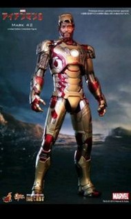 全新啡盒未開 hottoys MMS197 D02 ironman mark XLII Diecast mk42 第二版