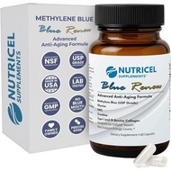 Nutricel Methylene Blue Capsules with Added Glycine + NAC (GlyNAC), Collagen, and Creatine - Trusted