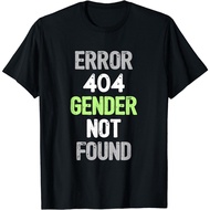 Error 404 Gender Not Found - Funny Agender Pride Flag Gift Unisex T-Shirt