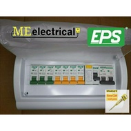 DB BOX  12way (Full set) EPS MCB 6A-20A + ELCB 40A +Main switch 40A