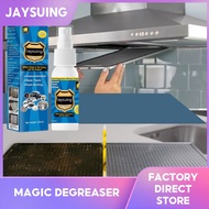 Jaysuing Kitchen Oil Stain Cleaner Portable Derusting Spray Oil Stain Removes Grease Grime Agent Home Gas Stove Oven Cook Top Surface Cleaning Range Hood Heavy Oil Stain Cleaner Kitchen Cleaning Stain Remove Tool