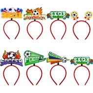 Megamo Football Headband Headwear World Cup Football Theme Party Decoration Supplies Cheer Props Hea