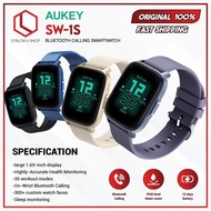 Terbaik Aukey Smartwatch Aukey Sw-1S With Bluetooth Calls &amp; Health
