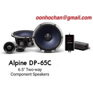ALPINE DP-65C DP SERIES 6.5" INCH 2-WAY COMPONENT SPEAKER 240 WATTS PEAK POWER 50 WATTS RMS POWER